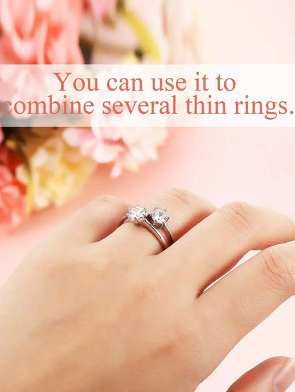 Ring Size Adjuster Clear Invisible Inserts, Adhesive Ring Reducer Kit, Fall 2025 Nearly Discreet Secure Fit