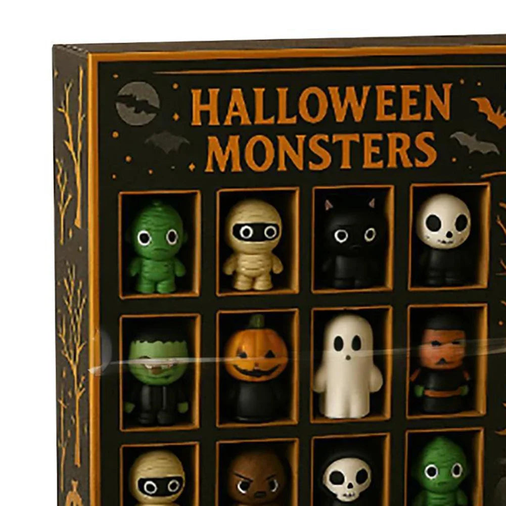 Halloween2025 Edition Advent Calendar 12 Spooky Mini Dolls