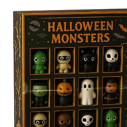 Halloween2025 Edition Advent Calendar 12 Spooky Mini Dolls