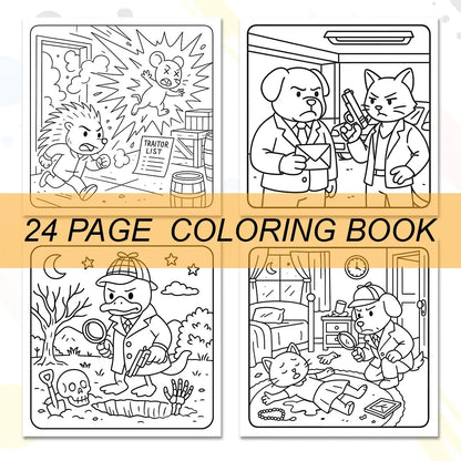 Book Coloring Halloween Theme For All Ages Cute And Cozy Creepy Creatures 24 Page Edition Fall 2025 Gift Idea