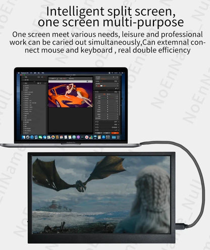 Travel-Friendly 11.6 Inch HDMI Monitor 1366x768 Gaming Display