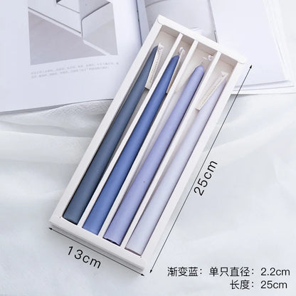 Candles Taper 4 Pack Slender Scented Smokeless Long Branch Wedding Table Decor Fall 2025 DIY Centerpieces