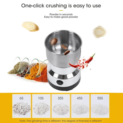 Coffee Grinder Mini Motor-Driven Stainless Ultrafine 300ml