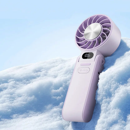 Handheld2026 Edition Fan Foldable Outdoor Cooling 3600mAh Battery 100 Level Turbo Summer