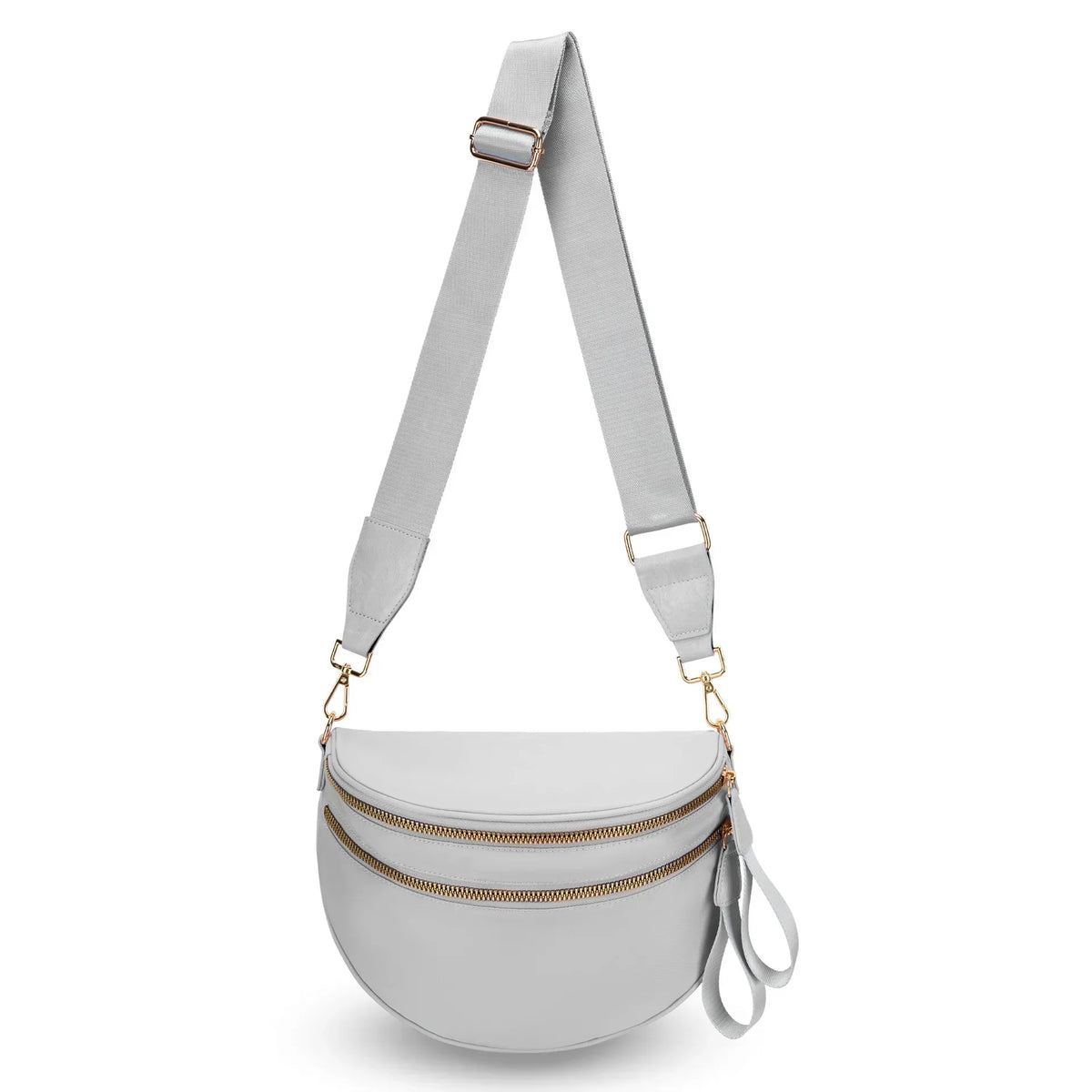 large capacity bum bag, adjustable crossbody mommy travel bag – Casual women's checkered fanny pack