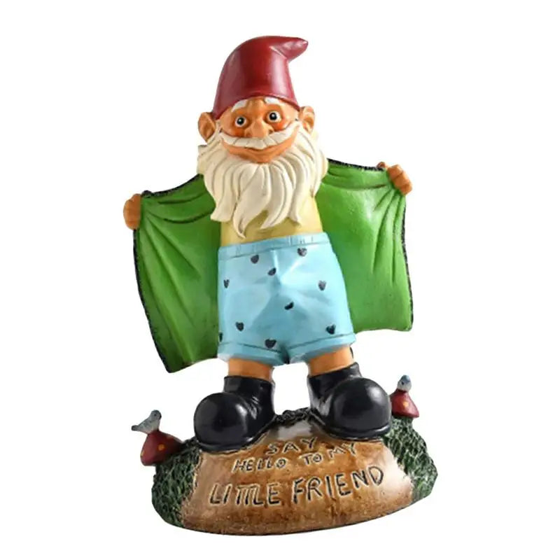 Gnome Garden Statue Outdoor Figurine Whimsical Garden Decor Summer 2026 Unique Backyard Decor