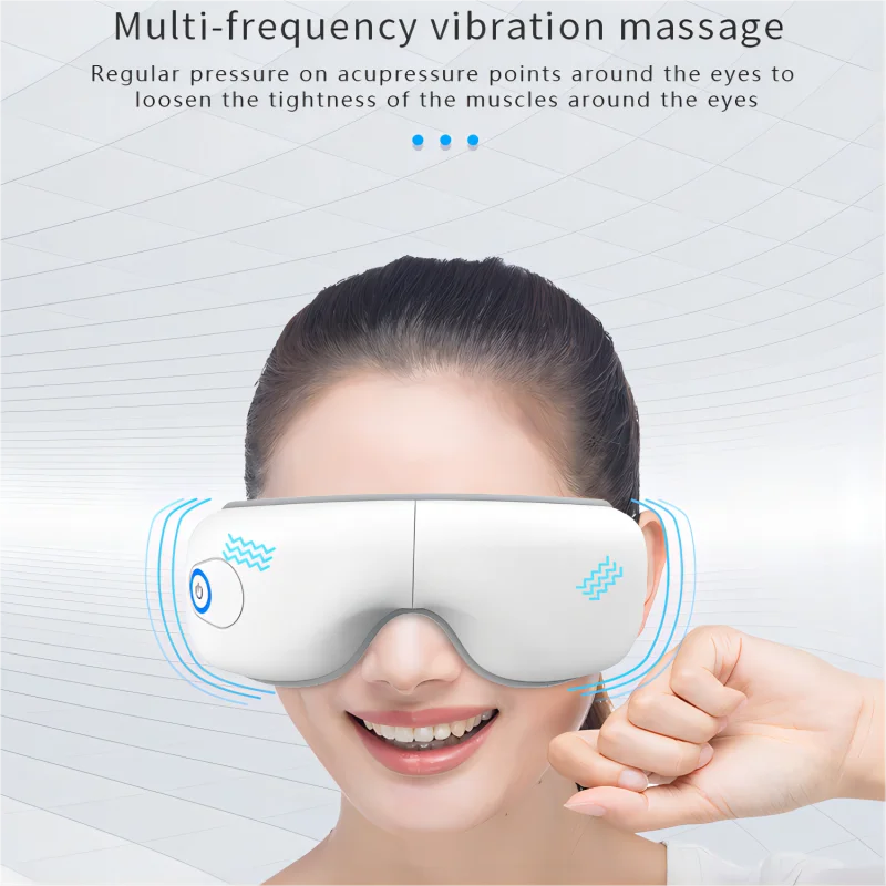 Massager Eye Foldable With Heat And Bluetooth Music Sleep Aid For Eye Strain 2026 Trend