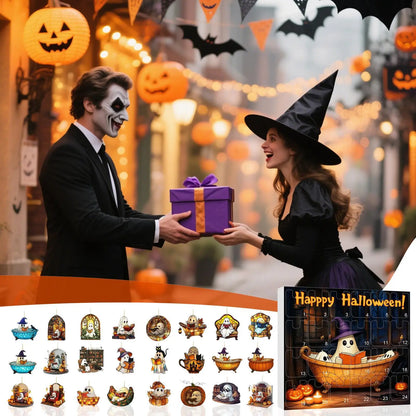 Advent Halloween Calendar 24 Days Ghost Pendant Decor
