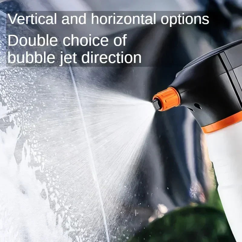 Foam Cannon Battery-Powered Motor-Driven Car Wash Sprayer High Pressure Snow Cannon Detailing Summer 2025 Fast Foam Clean