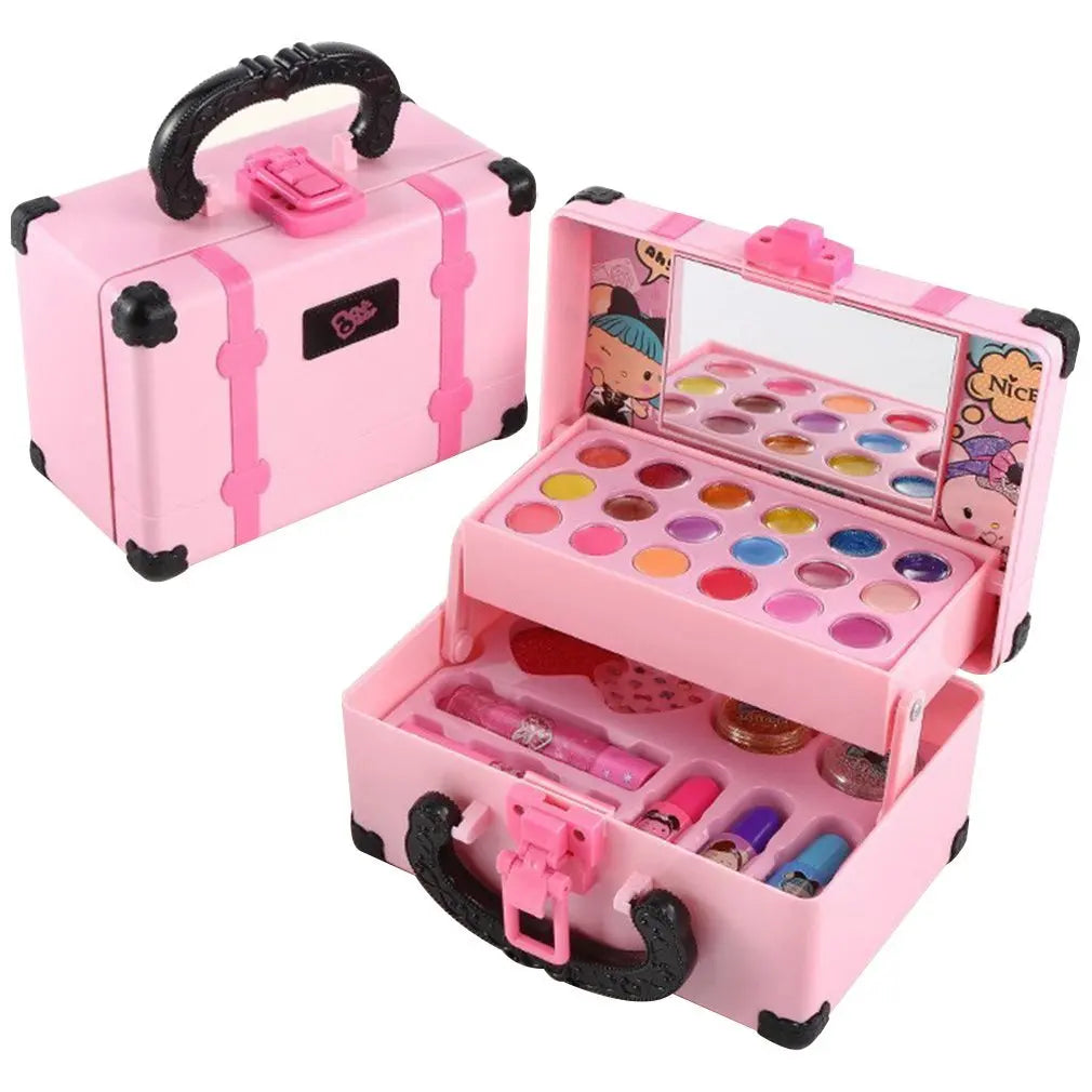 Princess Makeup Play Kit for Kids - Safe, Non-Toxic Cosmetic Kit with Lipstick & Eye Shadow