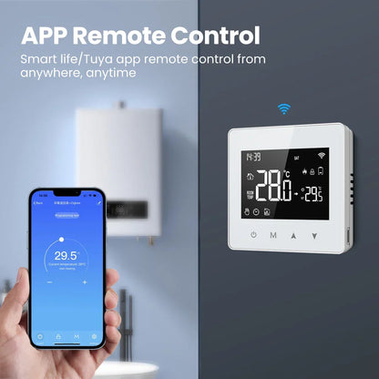 Smart Thermostat Fall 2025 - WiFi ZigBee Boiler Controller, Battery Powered, Alexa Google Household Compatible, Low Power