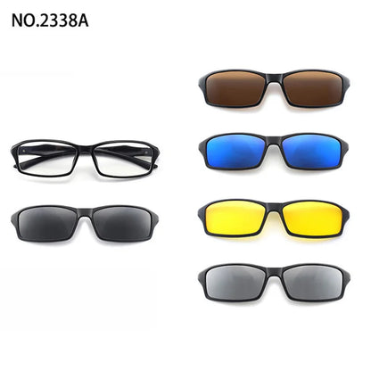 Magnetic Clip Sunglasses Interchangeable Lens Kit 5 Lenses Polarized Prescription Ready Summer 2026 Gift