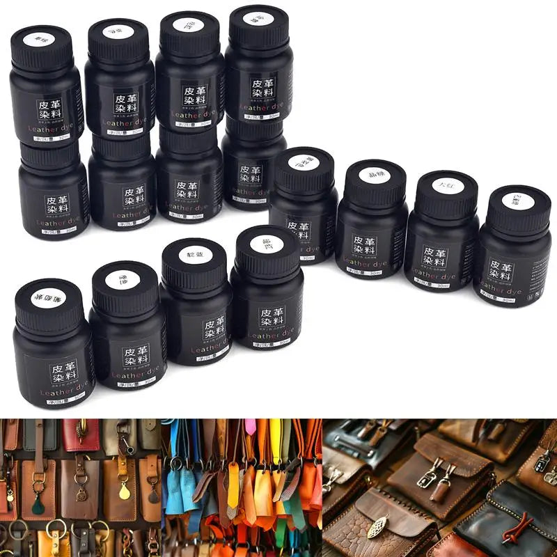 Leather Dye Kit for DIY Leather Craft - Fall 2026 Trend Eco Friendly Dye Kit for Projects