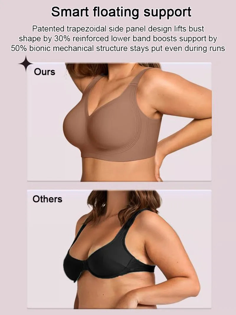wire-free, full coverage, padded, everyday comfort – Supportive seamless women's bra