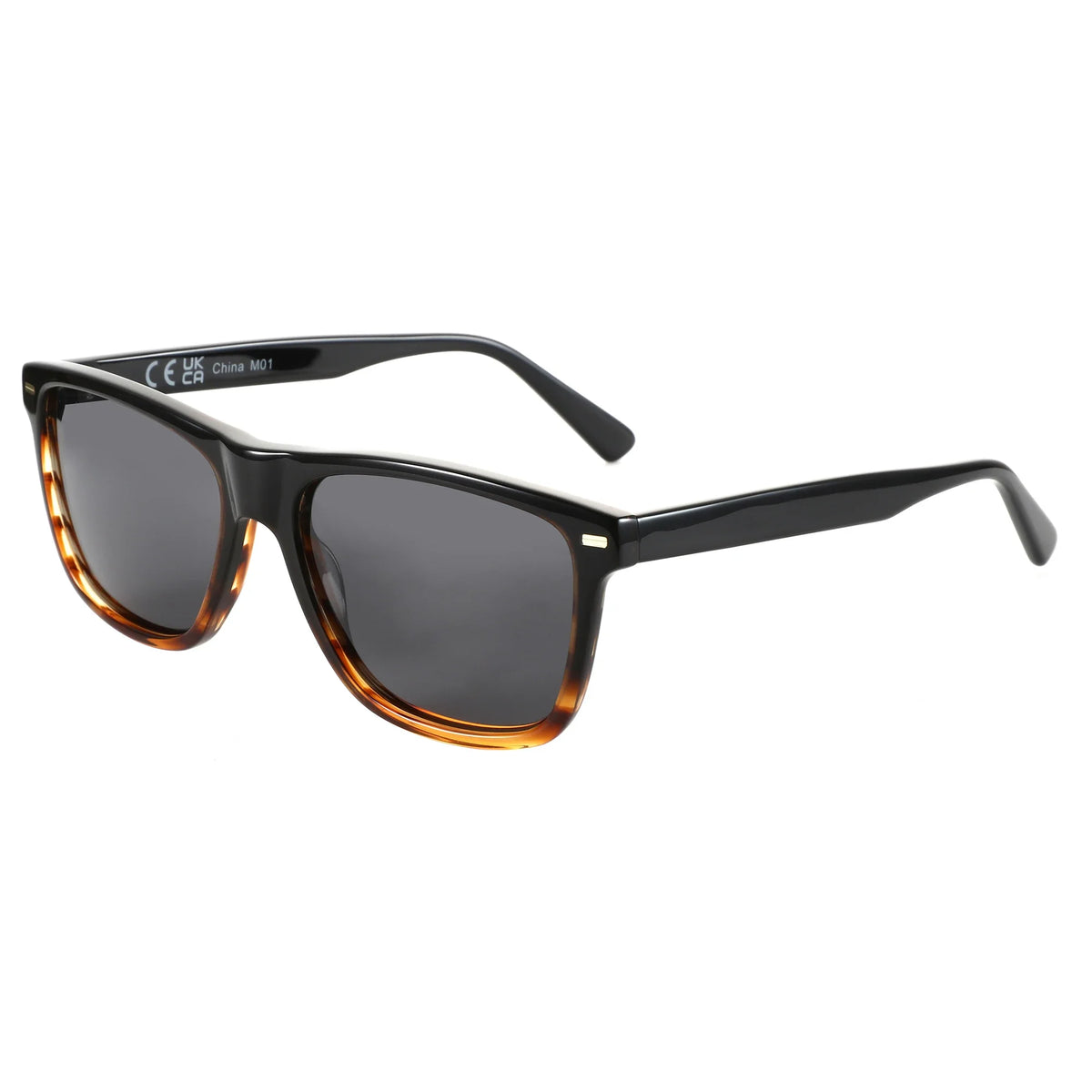 Polarized Sunglasses Square Acetate Frames UV400 Protection Unisex Timeless Design