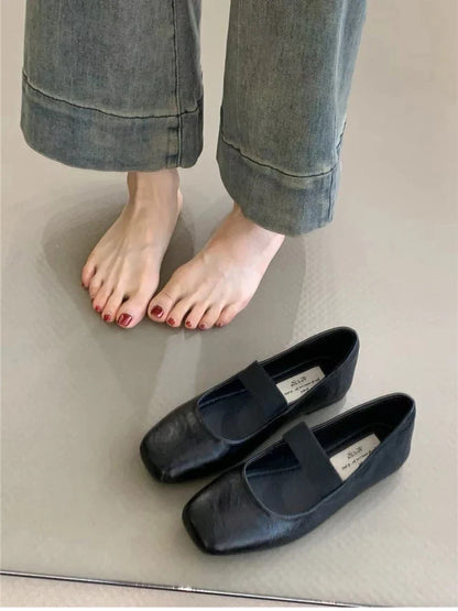 Women’s Supportive Ballet Flats - Square Toe Mary Jane