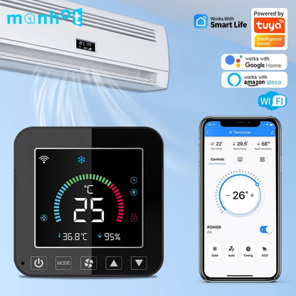 Smart Thermostat WiFi Infrared Controller For Air Conditioner Temperature Humidity Monitor Fall 2025 Household Automation
