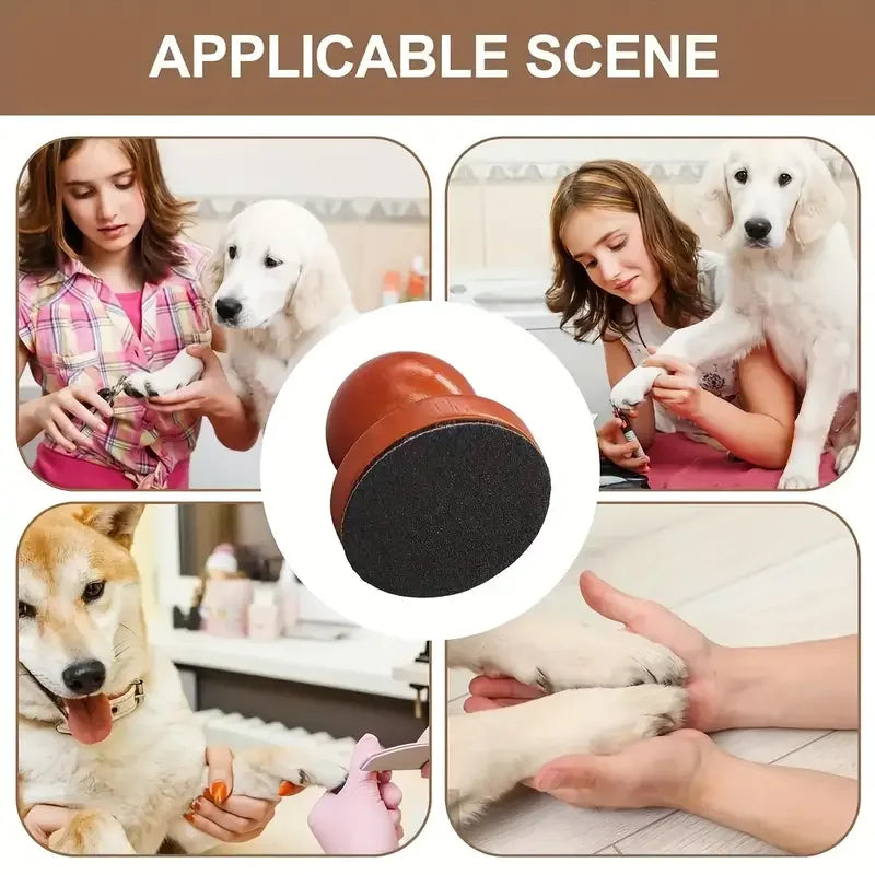 Hand-Operated Pet Claw File Grinding Maintenance Device for Puppy Outdoor Indoor 2026 – Wooden Dog Nail Scratching Board