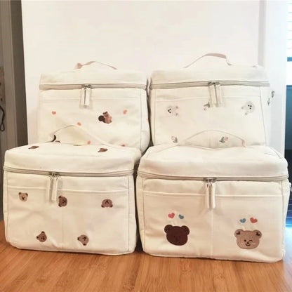 Baby Bottle Cooler Bag Water-Resistant Insulated Stroller Organizer Spring 2025 Thermal Diaper Pouch