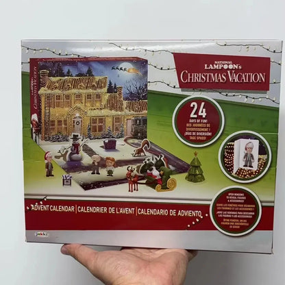 Calendar Advent 24 Days 3D Figures Christmas Countdown Gift