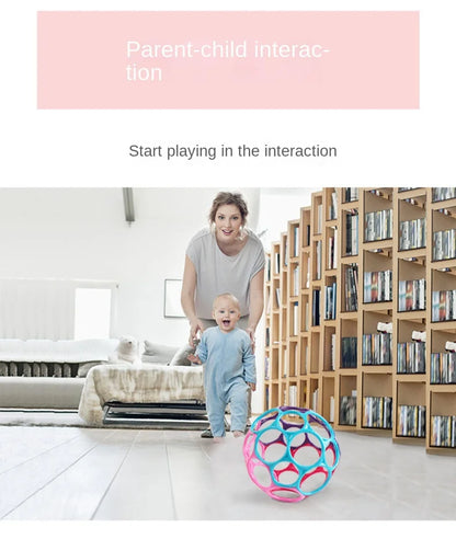 Baby Rattle Teether Ball Newborn Sensory Toys Plush Safe