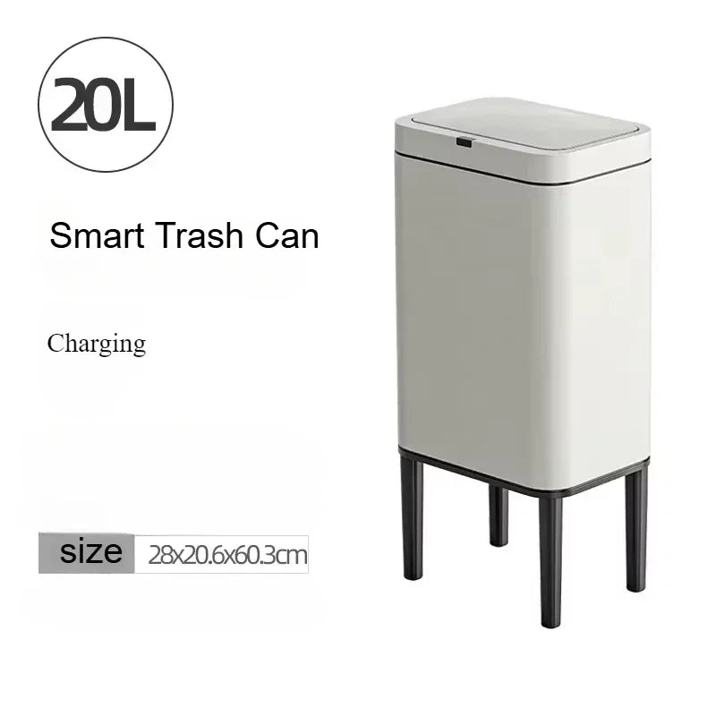 Sensor Smart Trash Can 20L Stainless Steel Waste Bin