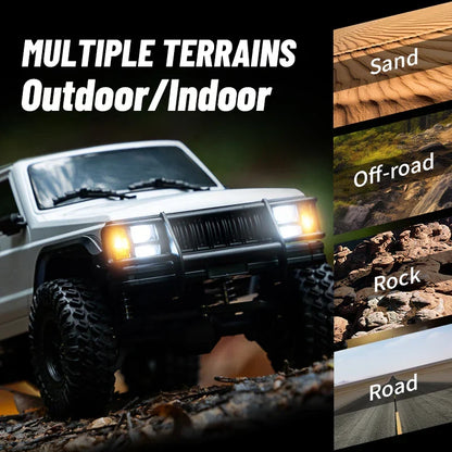 Car RC 1/18 Scale 4WD Off Road Crawler Toy Remote Control 2.4G With 40 Minute Run Time Fall 2025 Gift