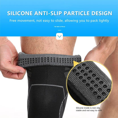 Pair 2026 – Full Leg Compression Sleeve Long Knee Support for Cycling Hiking Basketball