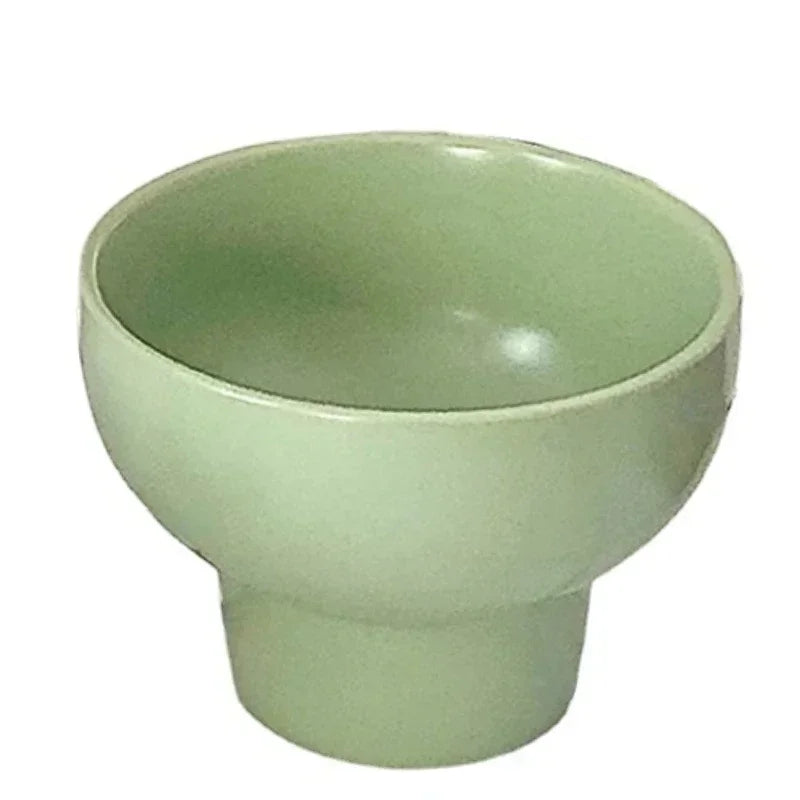 Bowl Ceramic 4 Inch Speckled White Retro Microwave Safe