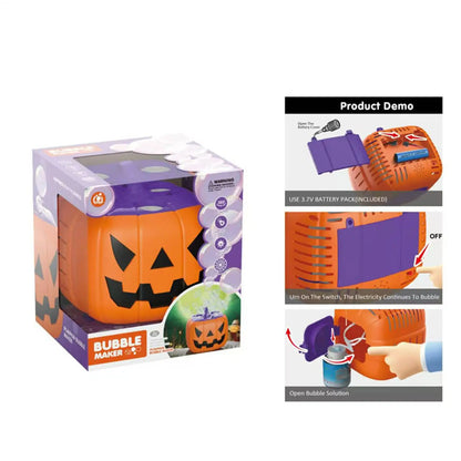 Bubble Pumpkin Machine Halloween 2025 With Lights Sound
