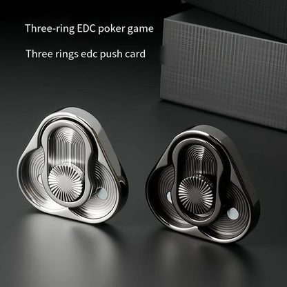 Spinner Fidget Coin Metal Triangle EDC Hand Toy for Decompression TikTok Viral Fall 2026 Gift