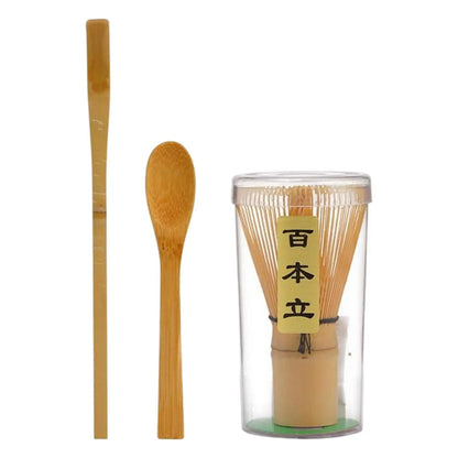 Matcha Bamboo Whisk Starter Kit Ceremonial Tea Eco Gift