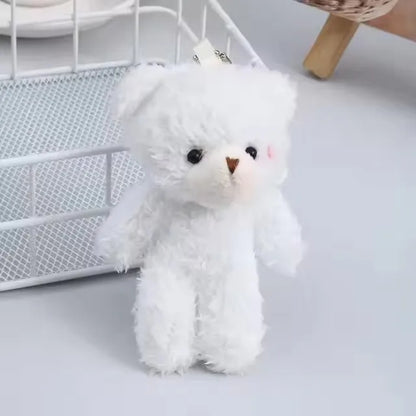 Variant image for Cute 12cm Plush Rabbit Keychain Doll - Soft Stuffed Animal Keychain Gift for Girls in Blush Pink-3