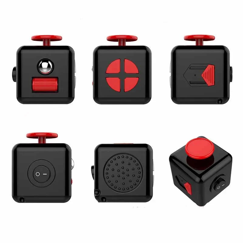 Cube Fidget Stress Relief Toy Sensory Dice For Focus