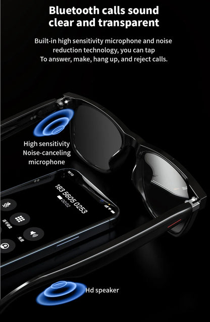 Glasses Smart Blue Light Polarized Audio Sunglasses