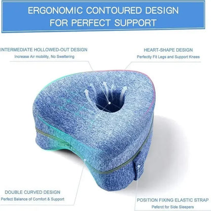 Memory2025 Edition Foam Leg Pillow Orthopedic Thigh Support Cushion Sciatica Back Pain Relief Fall