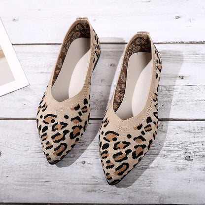 Women’s Breathable Ballet Flats - Pointed Toe Mesh, Casual