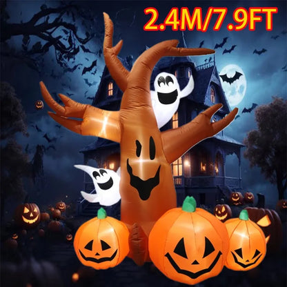 Inflatable2025 Edition Halloween Decoration Pumpkin Tree Outdoor Fall