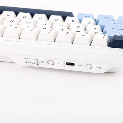 Mechanical Keyboard 68Key Cordless Bluetooth RGB Hall Effect