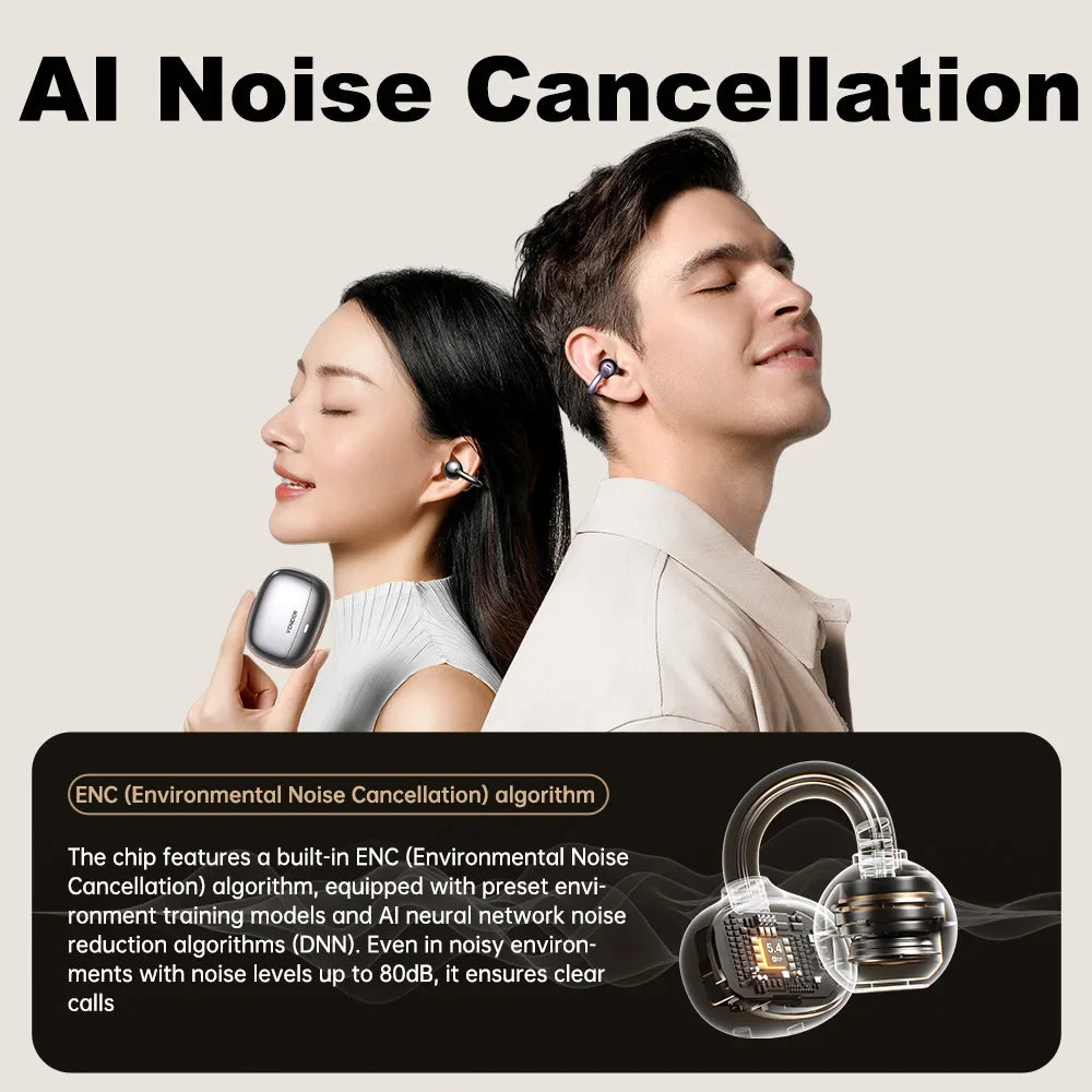 Conduction Bone Open Ear Bluetooth Earbuds Sports Gym