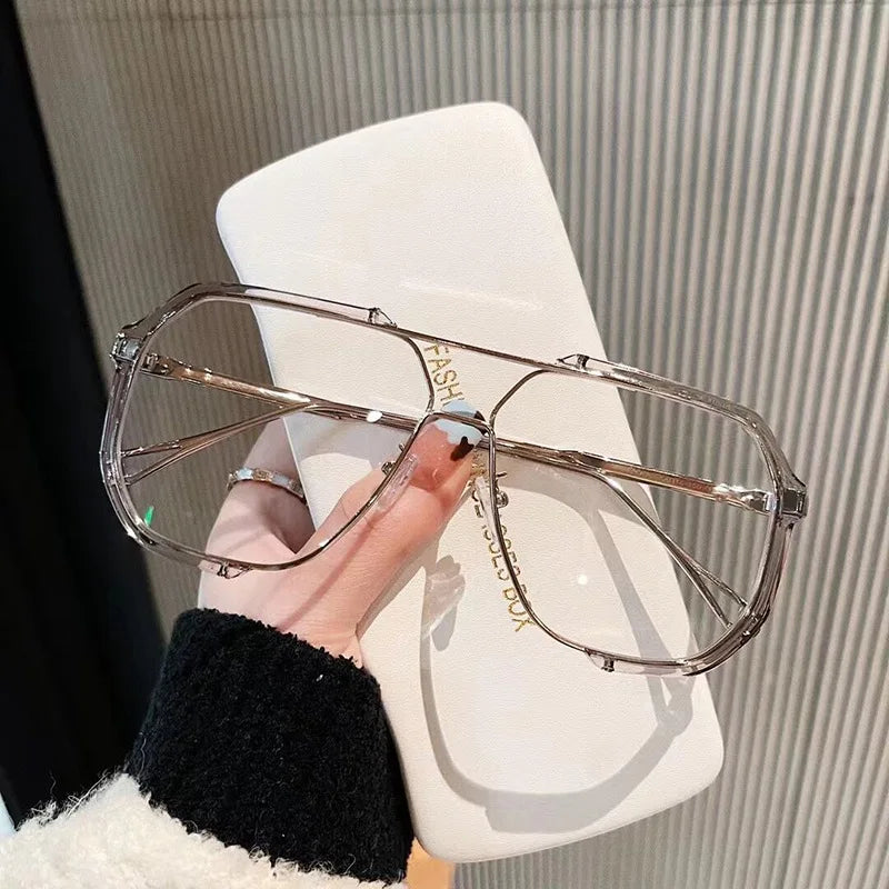 Sunglasses Oversized Women 2025 Unique One Piece UV400 Fashion Eyewear