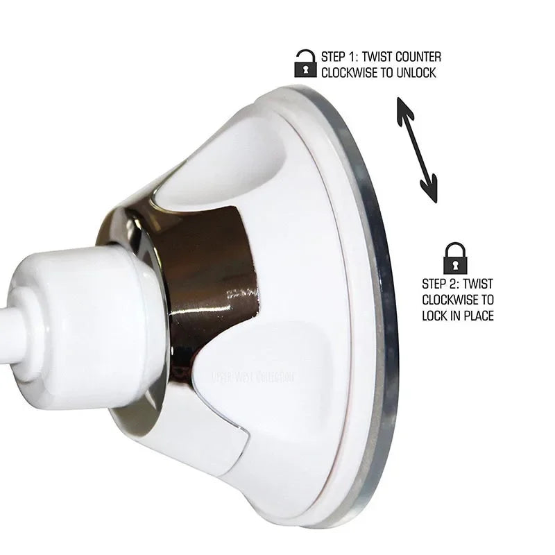 Mirror Makeup Fogless Suction Cup 6 Inch 360 Rotation Shower Bathroom Mirror Fall 2025 Fog Free Grooming