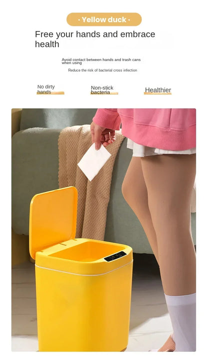 Sensor Trash Can Automatic Waste Bin Household 2025 Hands Free
