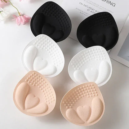 Breathable Women's Bra Pads - 3D Push-Up, Multi-Use Sponge Padding, For Swimsuits