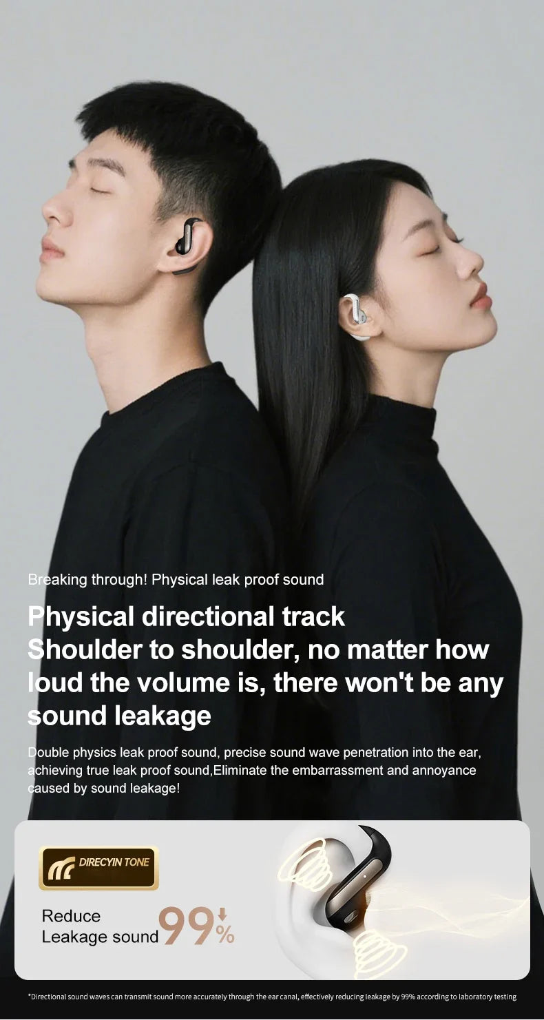 Translation AI Earbuds With Noise Canceling Ear Hook Sports