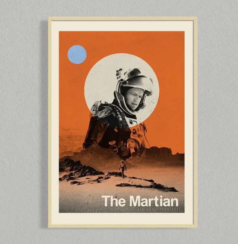 Movie Retro Poster Canvas Collage Mid Century Wall Art