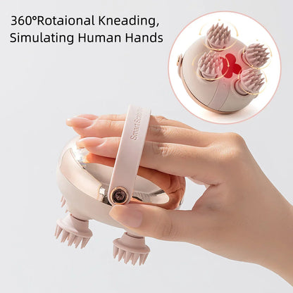 Electric2026 Edition Scalp Massager Battery-Powered Water-Resistant Hand-Held Hair Maintenance Device For Stress Relief Holiday Gift