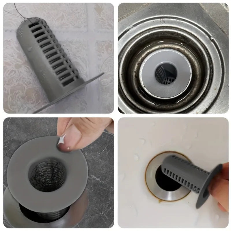 Sink Drain Filter Hair Catcher Anti Clog Bathroom Accessory Simple Clean 2026 Household Essentials