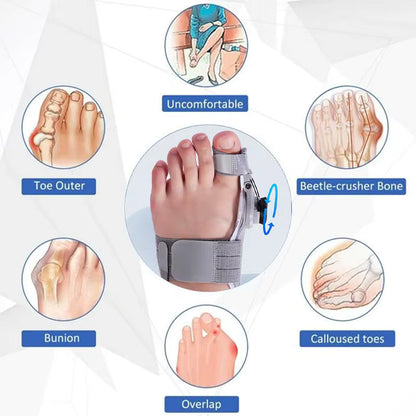 Flexible Bunion Pain Relief & Toe Alignment Brace – Footara Pro™