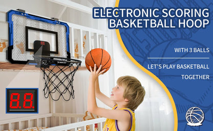 Basketball Hoop For Kids Wall Mounted Mini Backboard Kit Indoor Outdoor Play Back To School 2026 Gift
